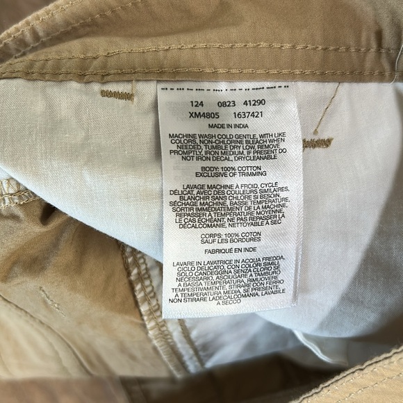 Columbia New With Tags Mens Birch Forest Shorts size 32W 8”L Tan/Khaki color - Picture 7 of 8
